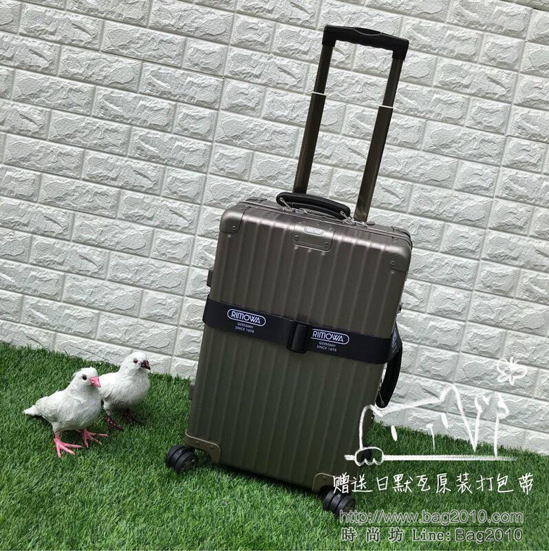 RIMOWA日默瓦 拉箱/拉杆箱 Classic flight 系列 全鋁鎂合金 8016復古款 高級手工坊精品 20寸登機箱  xbt1109